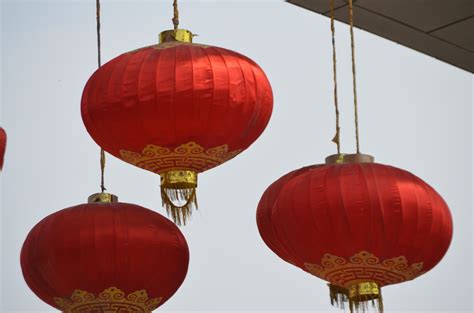 Hanging Red Lanterns Free Stock Photo - Public Domain Pictures