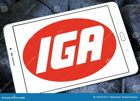 IGA Supermarkets Chain Logo Editorial Stock Image - Image of icon, grocery: 120731474