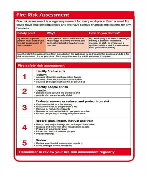 FREE 9+ Fire Risk Assessment Forms in PDF | Excel