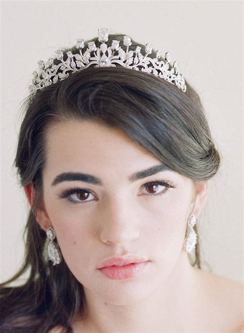 Bridal Tiara URSULA Tiara Royal Bridal Crystal Wedding Crown Rhinestone ...