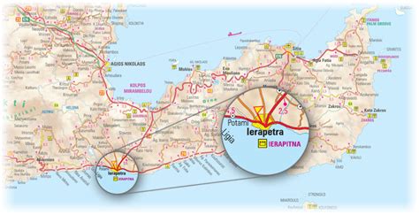 Ierapetra Crete Map