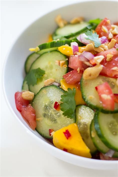 East African Mango & Cucumber Salad - The Wanderlust Kitchen