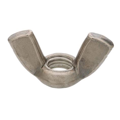 1/2-13 Coarse Stainless Steel Wing Nut-814111 - The Home Depot