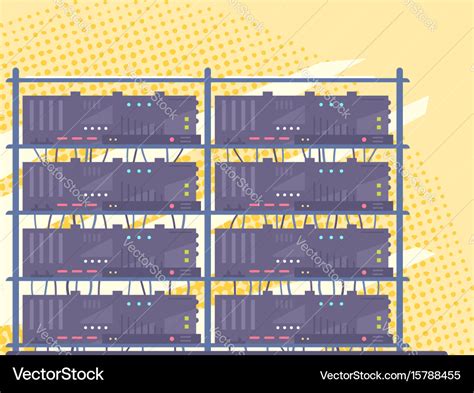 Data center Royalty Free Vector Image - VectorStock