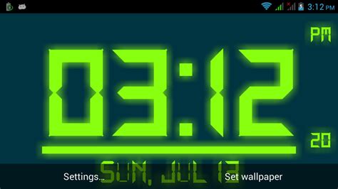 Digital Clock Live Wallpaper Free Download - Digital Clock Live Wallpaper Download (#439542 ...