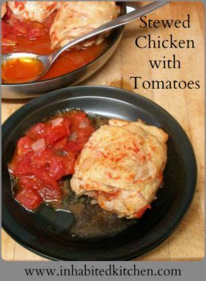 Stewed Chicken with Tomatoes - Inhabited Kitchen