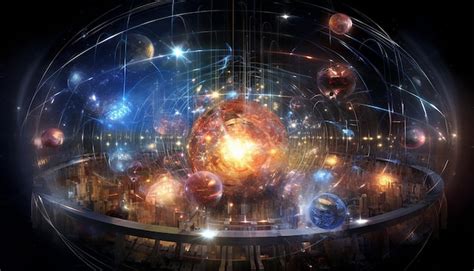 Premium AI Image | god particle cern testing