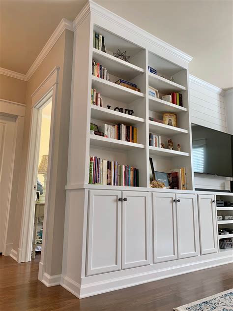 Prefab Cabinets Become Custom Built Ins | Prefab cabinets, Diy built in ...