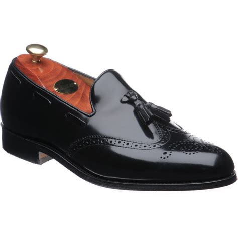 Barker shoes | Barker Professional | Clive in Black Polished at Herring Shoes