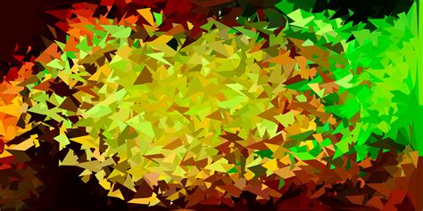 Light green yellow vector gradient polygon layout 2538281 Vector Art at ...