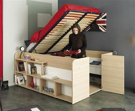 These bed/closet combinations are a good design option for small bedrooms | Cabin bed with ...