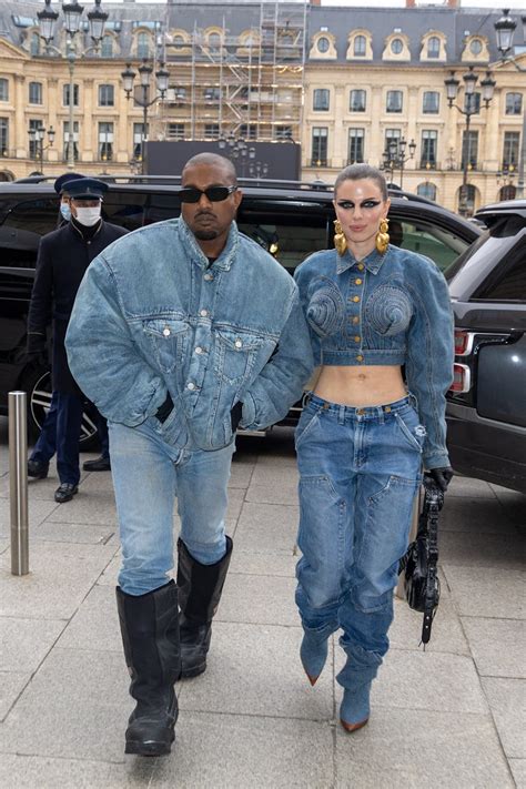 Kanye West & Julia Fox's Best Matching Outfits, From Denim To Leather