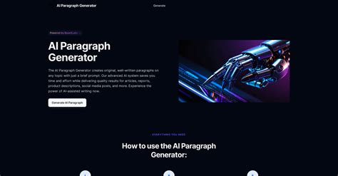 AI Paragraph Generator.com And 5 Other AI Alternatives For Paragraphs