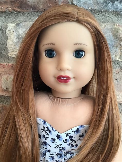 Katrina Custom OOAK American Girl Doll Red Hair Dark Blue Eyes | Etsy