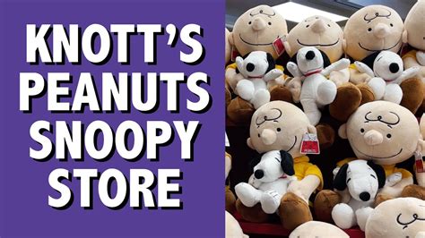 Knott's Berry Farm Peanuts/Snoopy Store - YouTube