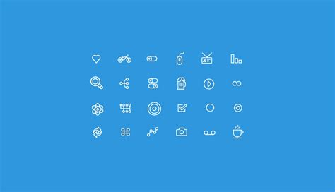 8+ Free Thin Line icon sets - Design Lab Themes