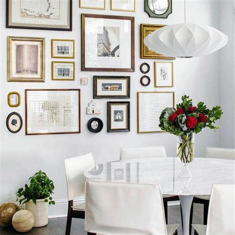 How to Hang Wall Art | Wayfair | Gallery wall living room, Dining room ...