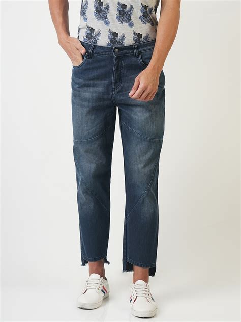 Buy Blue Saint Men Blue Slim Fit Mid Rise Clean Look Jeans - Jeans for Men 4268235 | Myntra