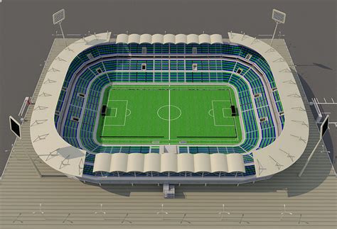 Soccer Stadium 3D model | CGTrader