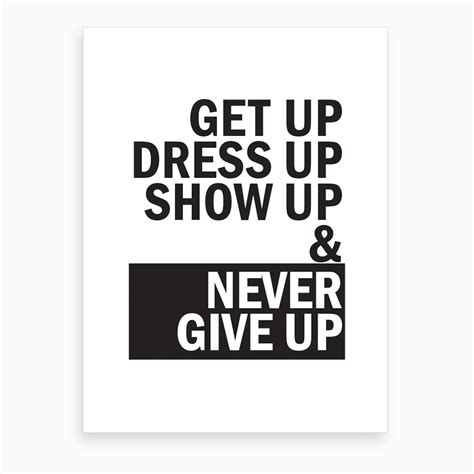 Never Give Up Art Print by Studio Grafiikka - Fy