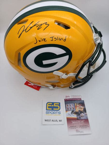 Jaire Alexander Packers Signed Autographed Full Size Authentic Speed H ...