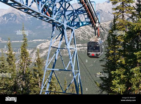 Gondola "Sulphur Mountain" Banff Alberta Canada Stock Photo, Royalty Free Image: 26816238 - Alamy