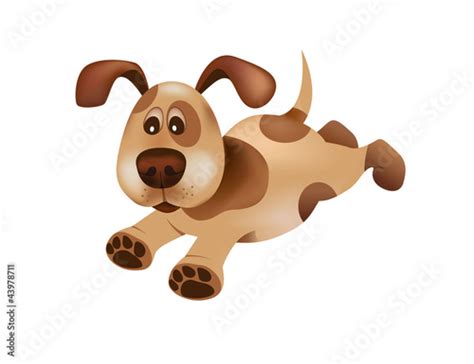 Cartoon spotty dog Stock Vector | Adobe Stock