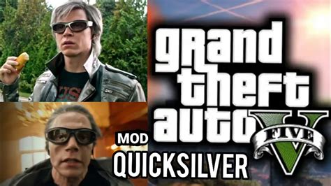 Keren nih!! Main Game GTA V pakai MOD QUICKSILVER X-MEN.. Superhuman Speed & Super Slow Motion ...