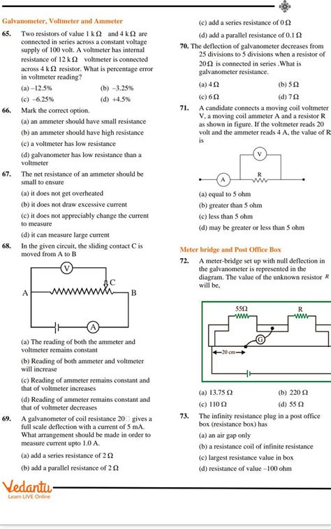 The deflection of galvanometer decreases from supply of 100 volt. A voltm..