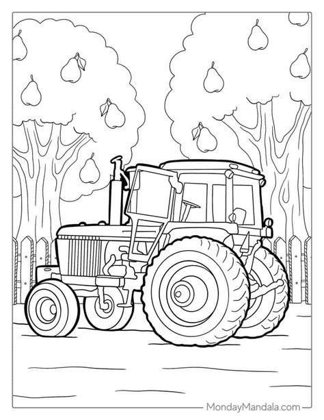 Case Tractor Coloring Pages