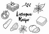 Lasagna Coloring Pages sketch template