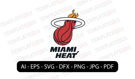 Miami Heat Logo, svg, dxf, clipart, cut file, vector, eps, Ai, pdf ...