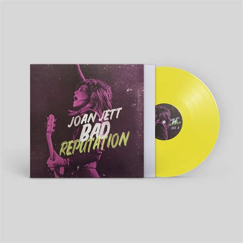 Joan Jett – Bad Reputation LP Yellow Transparent – THE NOISE