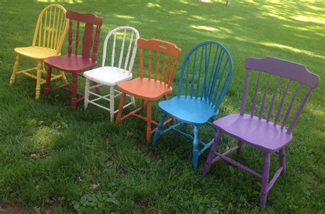 Funky Painted Furniture, Painted Chairs, Diy Furniture, Outdoor Furniture Sets, Outdoor Decor ...