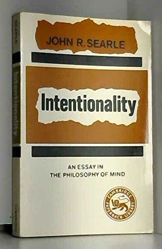 Amazon.com: Intentionality: An Essay in the Philosophy of Mind: 9780521228954: Searle, John R ...