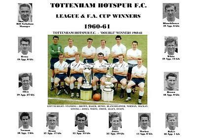 TOTTENHAM HOTSPUR F.C. 1961 'DOUBLE' WINNERS SPURS MEMORABILIA | eBay