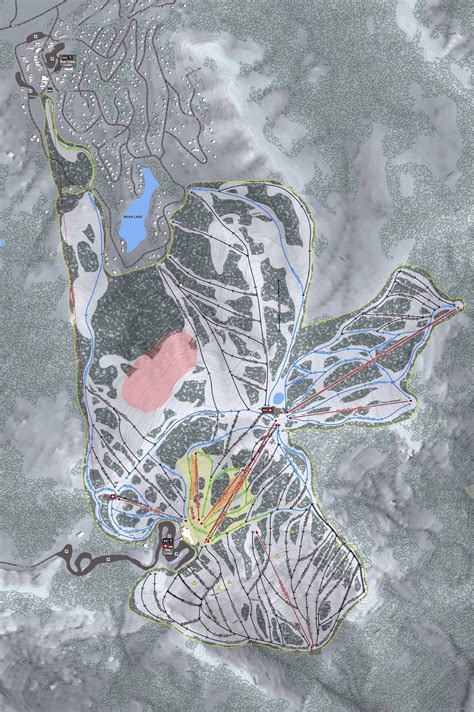 California Ski Maps | Bear Valley Ski Resort Trail Map