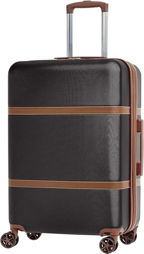 Amazonbasics Vienna Hardside expandable Spinner Luggage - 24 Inch (60cm ...