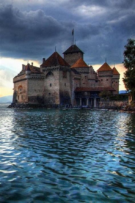 Chillon Castle, Lake Geneva, Switzerland | Castle, Beautiful castles ...