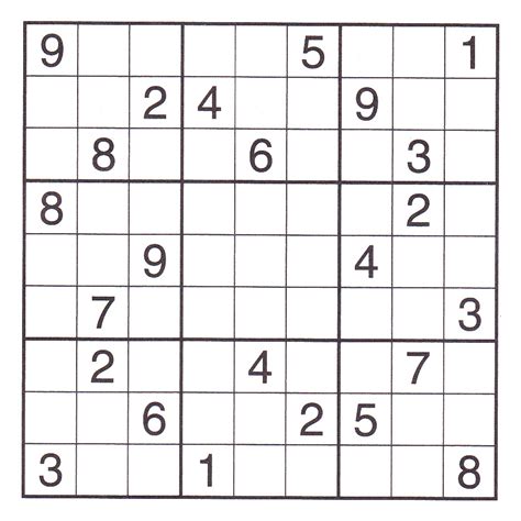 Sudoku Printable Difficult