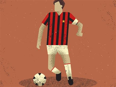 Franco Baresi by Vision Grasp Art on Dribbble