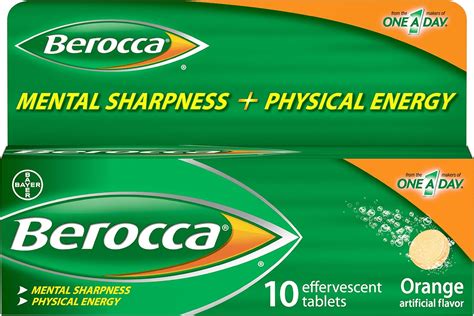 Berocca Effervescent Tablets, Orange, 10 Count Pack Nepal | Ubuy