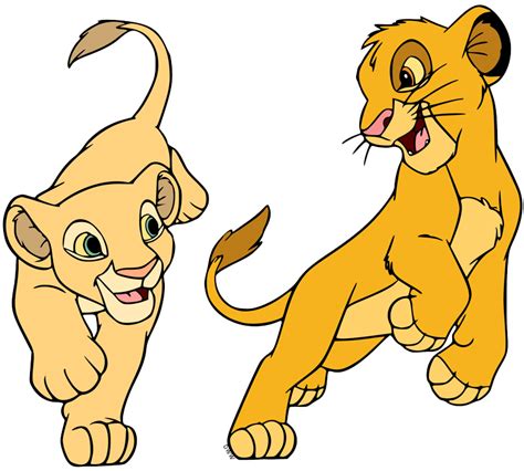 Simba and Nala Clip Art | Disney Clip Art Galore