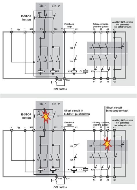 Pilz Pnoz X3 Safety Relay Wiring Diagram