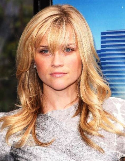 Pictures of Reese Witherspoon Long Blonde Hairstyle With Bangs