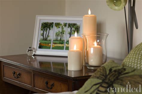 bedroom ideas with Candled's luxury led candles | Candles, Bedroom candles, Led candles