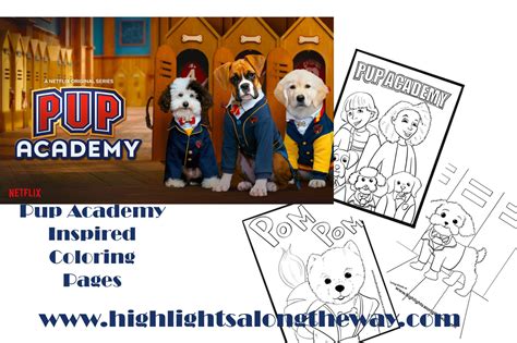 Pup Academy Coloring Pages - Instant Download from home!