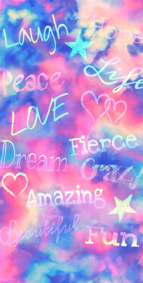 Colorful,girly,quotes | Bling wallpaper, Cellphone wallpaper, Beautiful ...