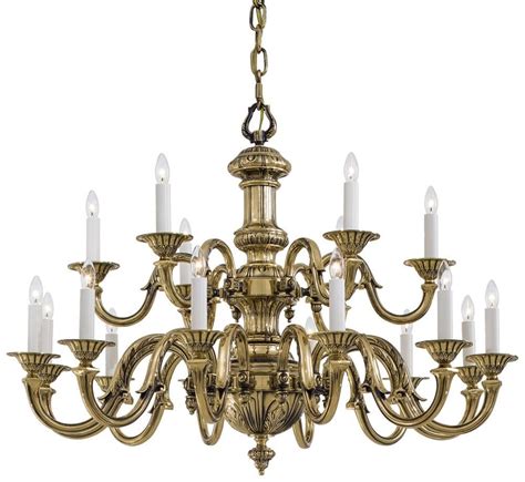 12 Ideas of Traditional Brass Chandeliers