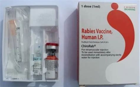 Anti Rabies Vaccine Injection, Vail at Rs 295/piece in Agra | ID: 21987469662